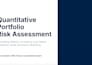 build quantitative risk models and monte carlo simulations